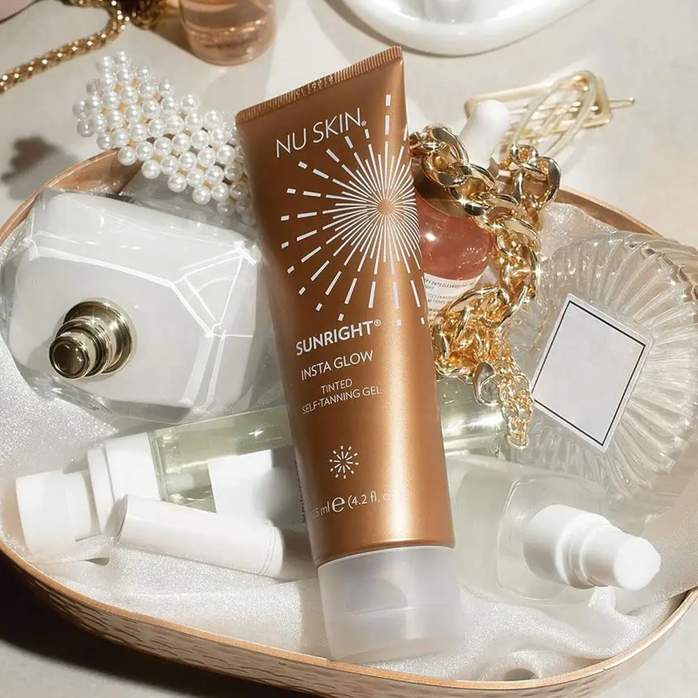 

NU Skin Sunright Insta Glow Tinted Self-Tanning Gel With High-Shimmer Microparticles Effective Concealing Evens Skin Tone 125ml