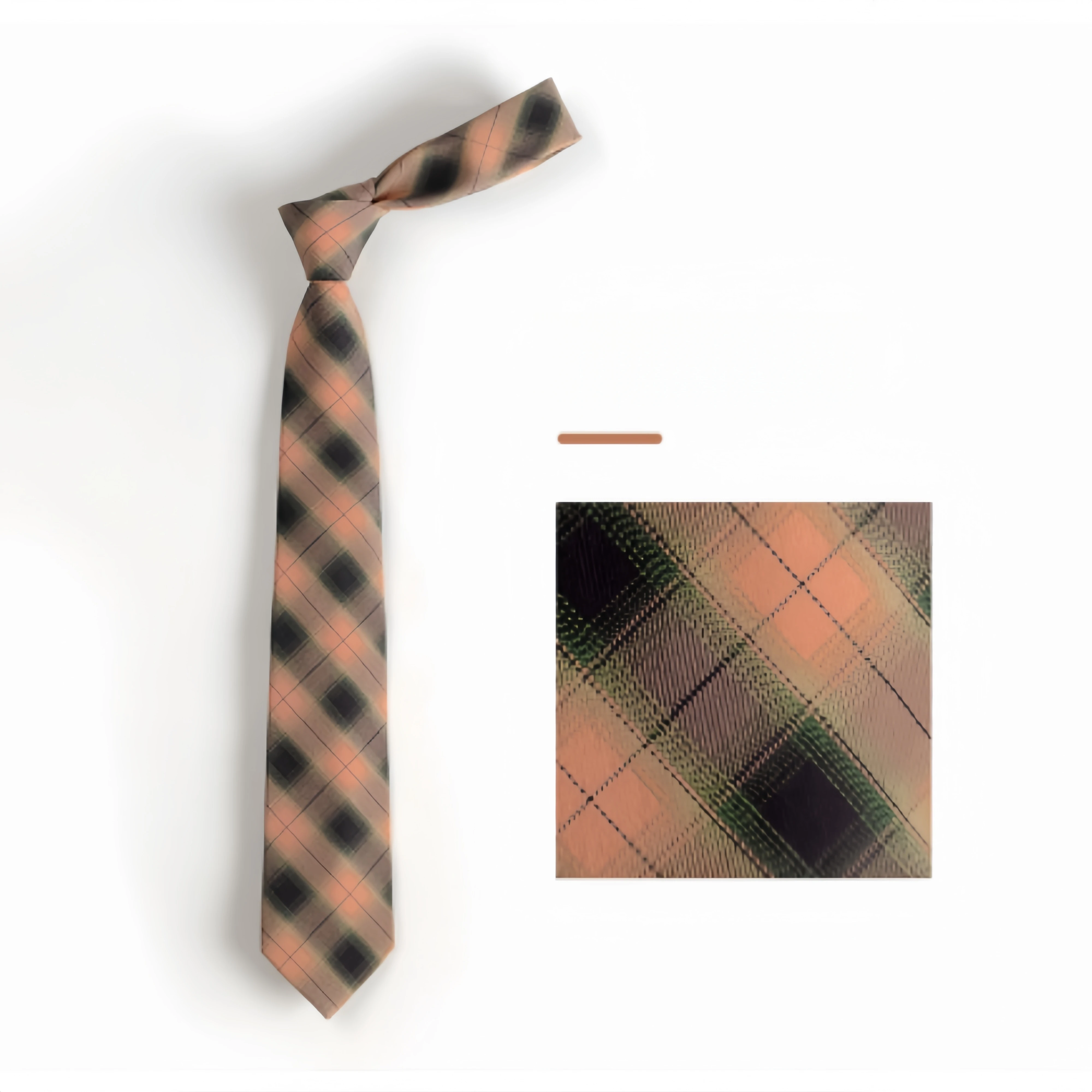 Y2K Simple JK Cotton Women Men Necktie Neckwear Cravat Bow Tie Plaid Striped Uniform Clothes Accessories view 6