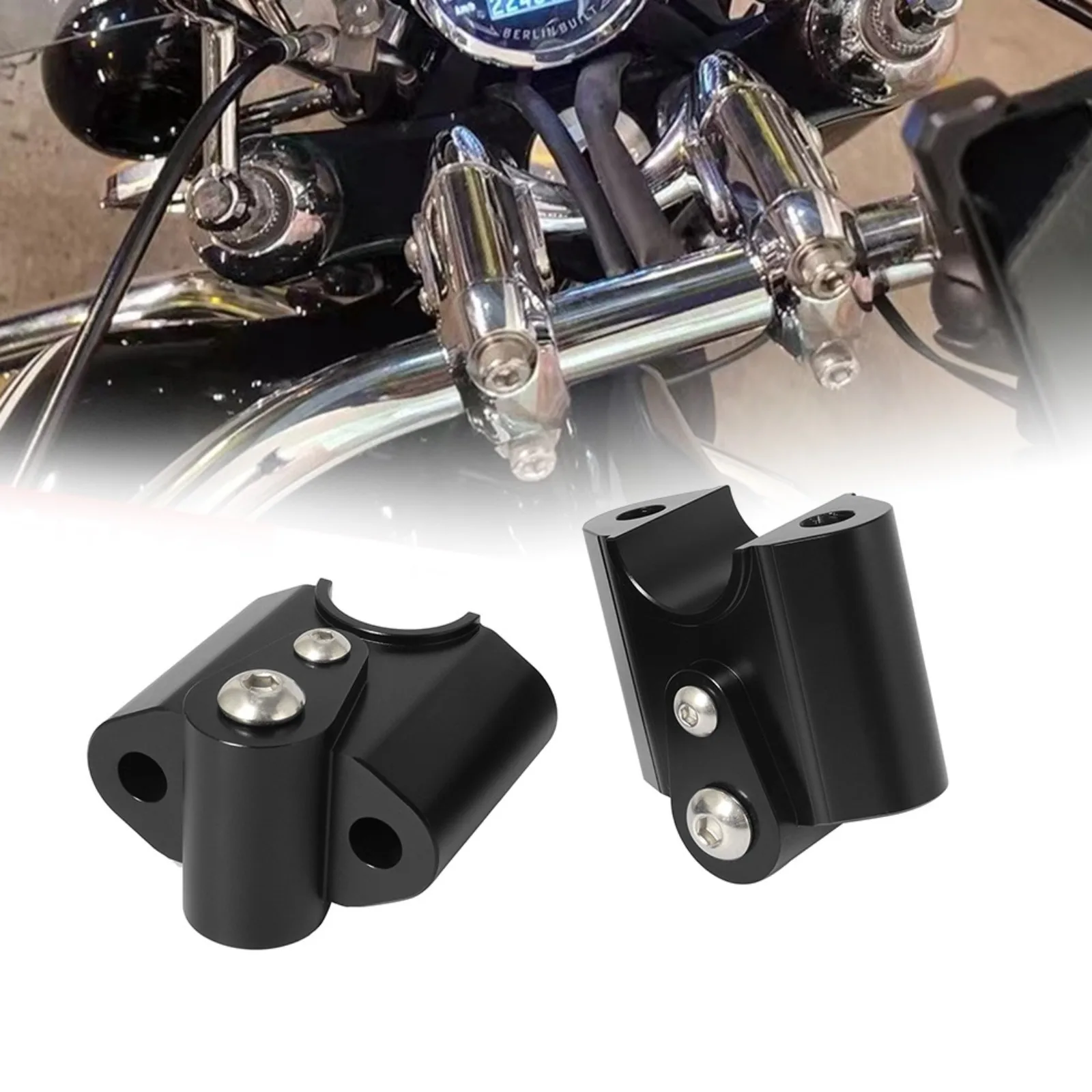 

Handlebar Risers Black FOR BMW R18 R 18 Classic 2020-2021