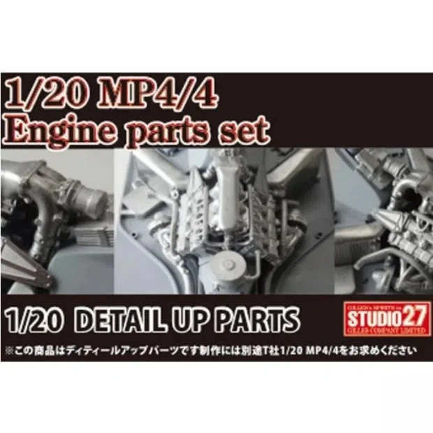 Studio 27 1:20 MP4/4 Engine FP20167 Modifying and Assembling Model Accessories