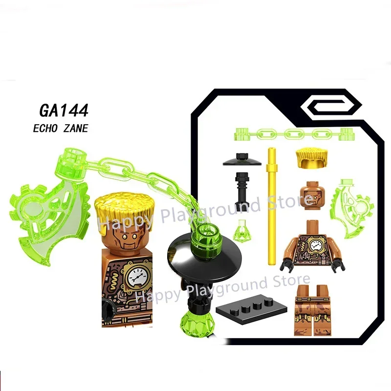 หุ่นนินจา garmadon Jay Zane Kai Nya Lloyd samukai Cole Harumi อัลตร้าไวโอเล็ตงูตึกมอร์โรของเล่นเด็ก