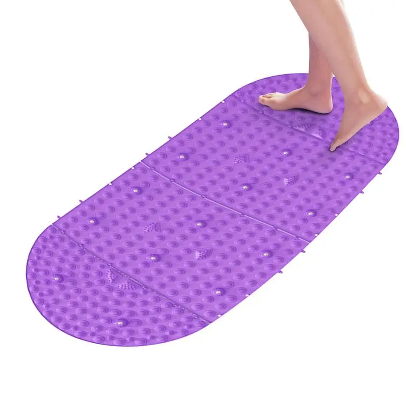 Stone Mat Foot Massager Walking Mat Foot Relaxing Massage Pad Yoga And Shower Long Sitting Workers Feet Massage Mat Ergonomical