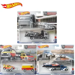 Original Hot Wheels Premium Car Culture Team Transport Voiture Metal Diecast 1/64 MG Metro Mercedes-AMG Hydroplane Toys for Boys