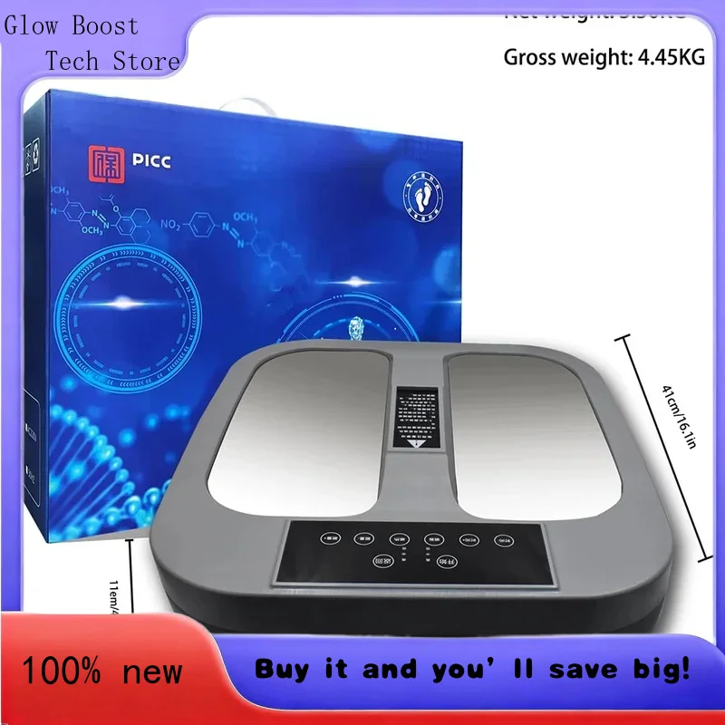 

Glow Life Tera-P90 Частотное устройство для терагерца и PEMF Самые продаваемые продукты 2024 PEMF Терагерцовый массаж ног