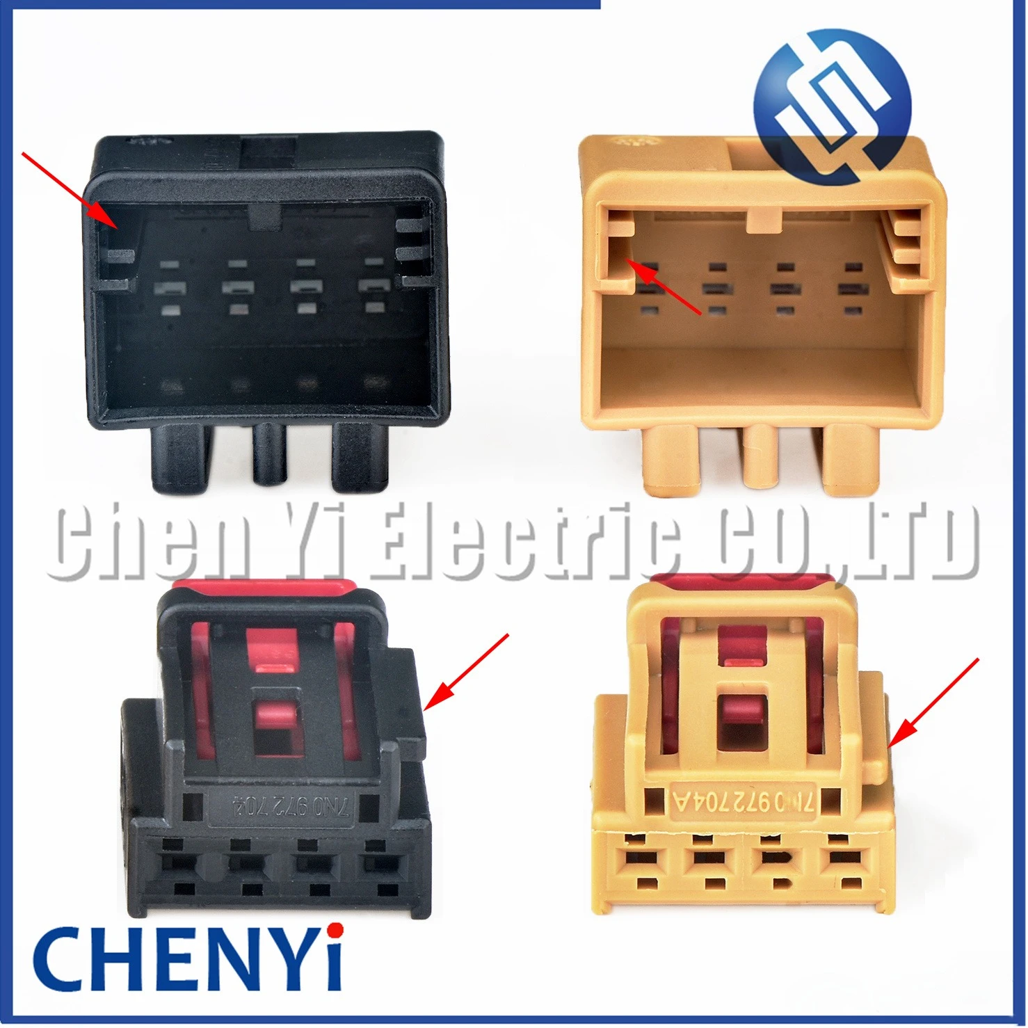 4 Pin Car Taillight Chair Connector For Tail lamp harness Plug 3AA972714 7N0972704 3AA 972714 7N0 972 704 3AA972714A 7N0972704A