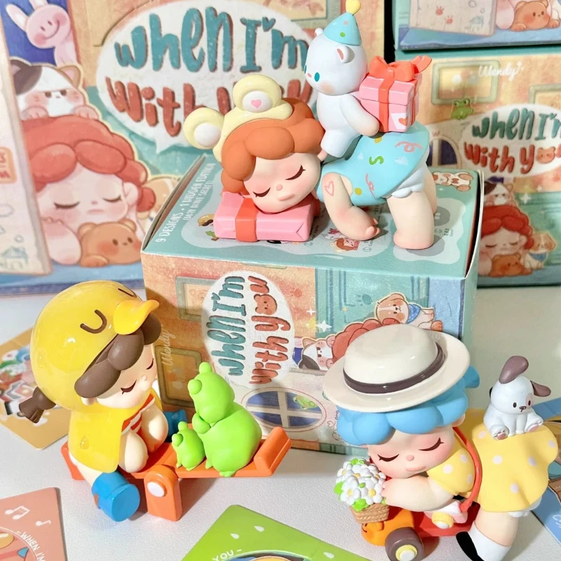

Wendy Third Generation I'M With You Series Blind Box Kawaii Cartoon Anime Figure Surprise Mystery Box Designer Doll Gifts Toys