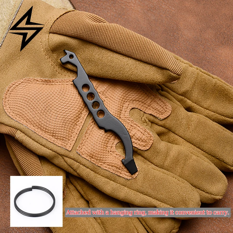 4 in 1 Tactical EDC Multi-Tool Wrench - Portable Repair Tool for Outdoor Camping Gear Hiking Tactical Accessories & Maintenance