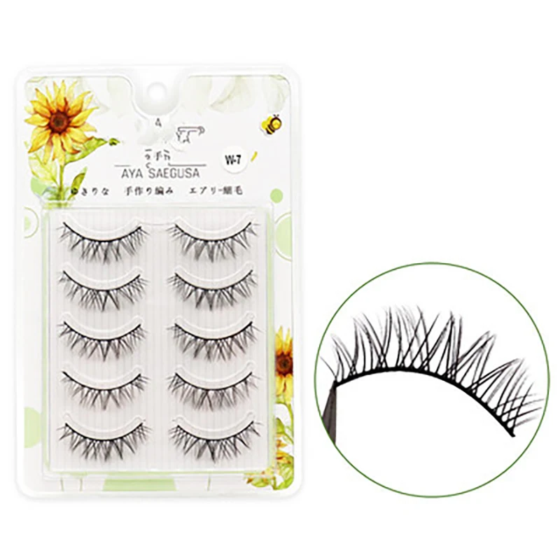 1 set Lange Dicke Falschen Wimpern Natürliche Gefälschte Wimpern Verlängerung Werkzeuge Schwarz Gefälschte Wimpern für Mädchen Augen Make-Up werkzeuge