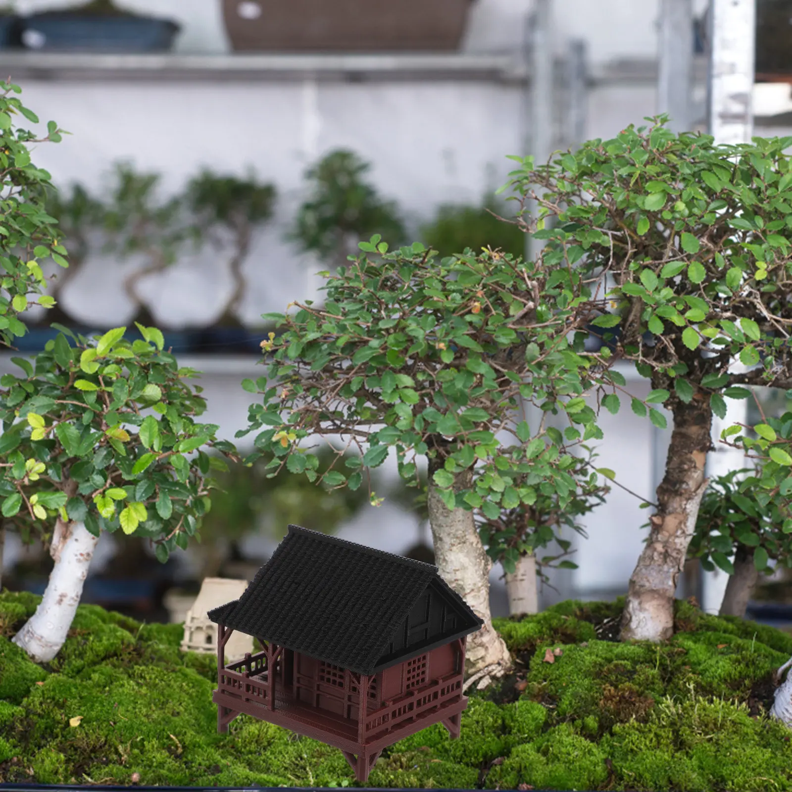 ศาลาจิ๋วตกแต่งตู้ปลา สวนบอนไซ  - Bonsai Garden Landscape Design บทวิจารณ์และราคา