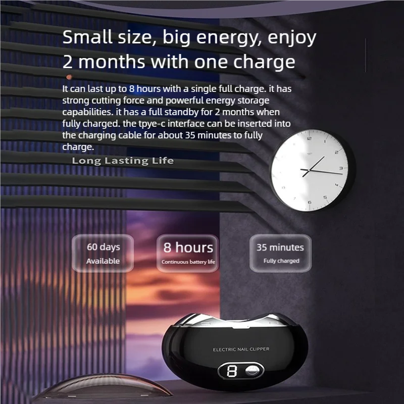 Automatische Nagel Clipper Spitzer Professionelle Baby Erwachsene Sterilisation Anti Splash Tragbare Nagel Cutter Set Nagel ClippersTools