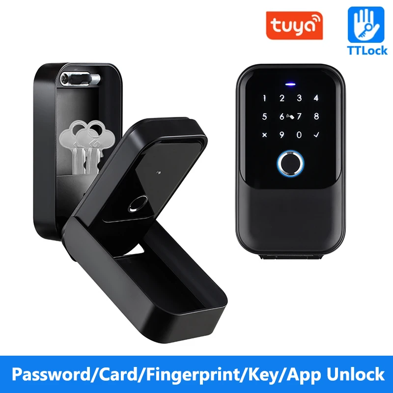 Kotak Kunci Pintar TTlock Smartkey, Kotak Kunci Nirkabel untuk Rumah, Kotak Kunci Elektronik, Aplikasi Kode Digital, Bluetooth, Gembok Aman untuk Pengguna Utama