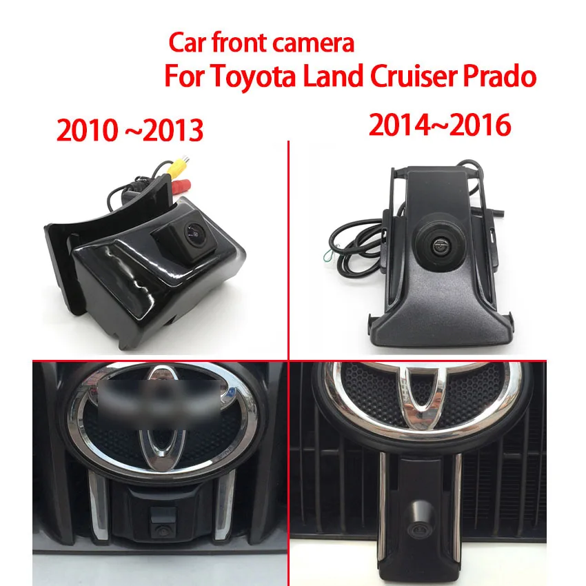 CCD AHD 1080P Night Vision Vehicle Logo Car Front View Camera For Toyota Land Cruiser I20 Fj Cruiser Prado 150 I20 2008~2018