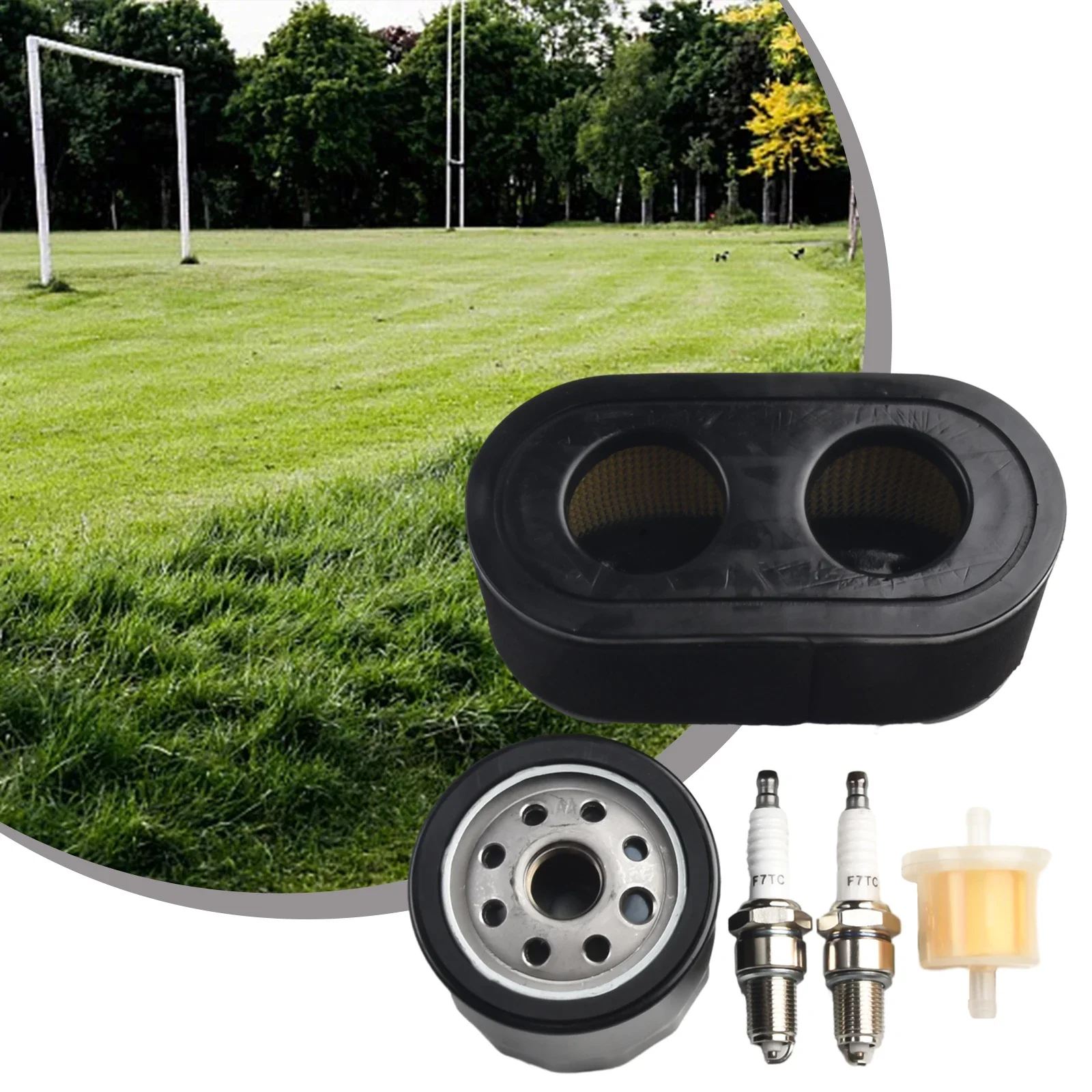 لفلتر الهواء TimeCutter ومجموعة ضبط فلتر الوقود لمحرك VTWin 1279252 المتوافق مع جزازات Exmark #2