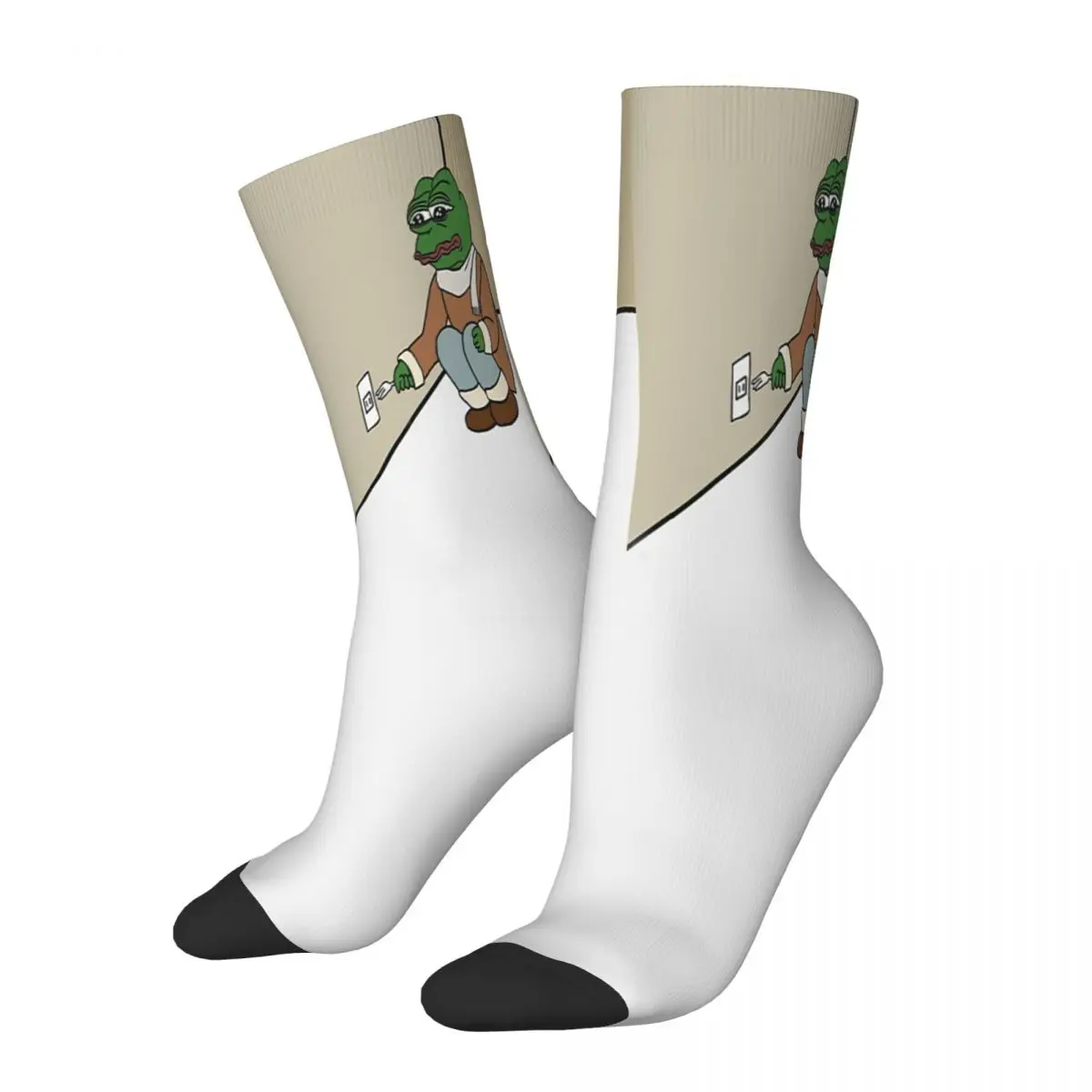 Sad And Dramatic Pepe The Frog Socks Male Mens Women Summer Stockings Hip Hop