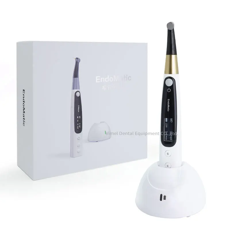 Wireless Led Screen Light Endo Motor With Contra Handpiece for Dental Oral Therapy Root Canal Preparation Machine