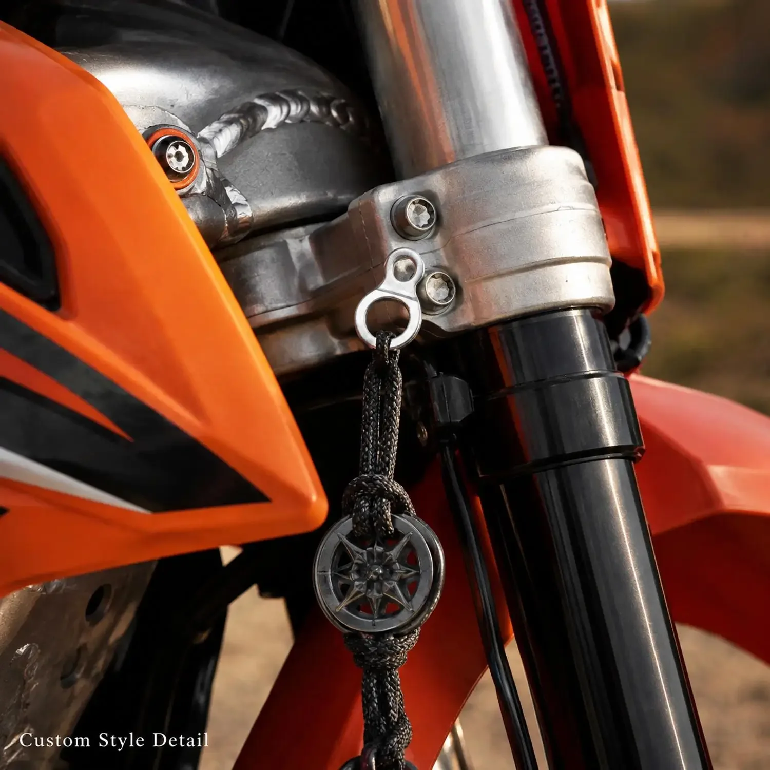2–6 Stück starke Motorrad-Befestigungsgurte, Metall-Befestigungsringe für Motocross/Dirt Bike/ATV/UTV usw., Motorradzubehör – Detail 11