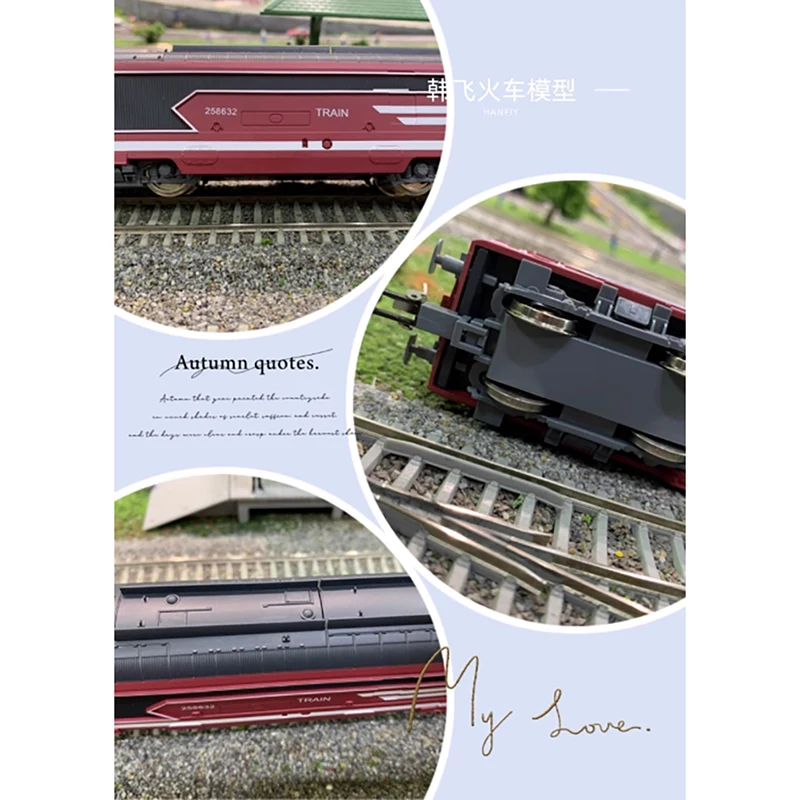 HOスケール HF 1:87 67000 高速電車 - パワーディーゼル機関車 おもちゃ 電車モデル 電源付き 子供のおもちゃ