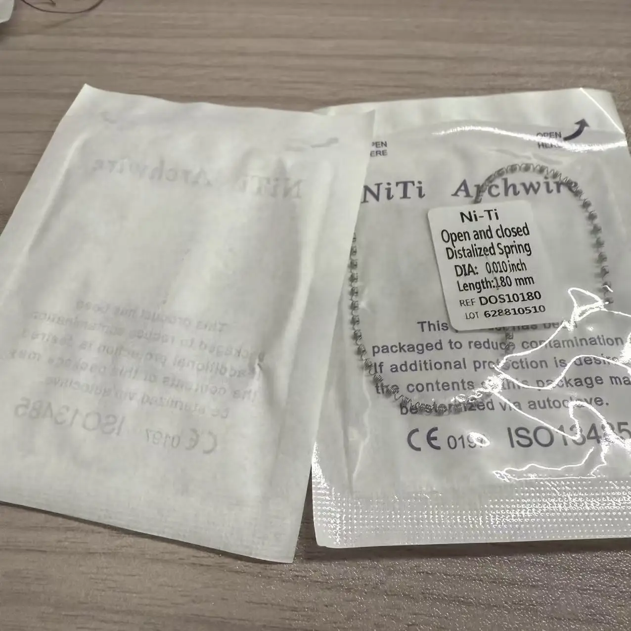 

180mm Dental Orthodontic Springs Niti Open And Closed Distalized Spring