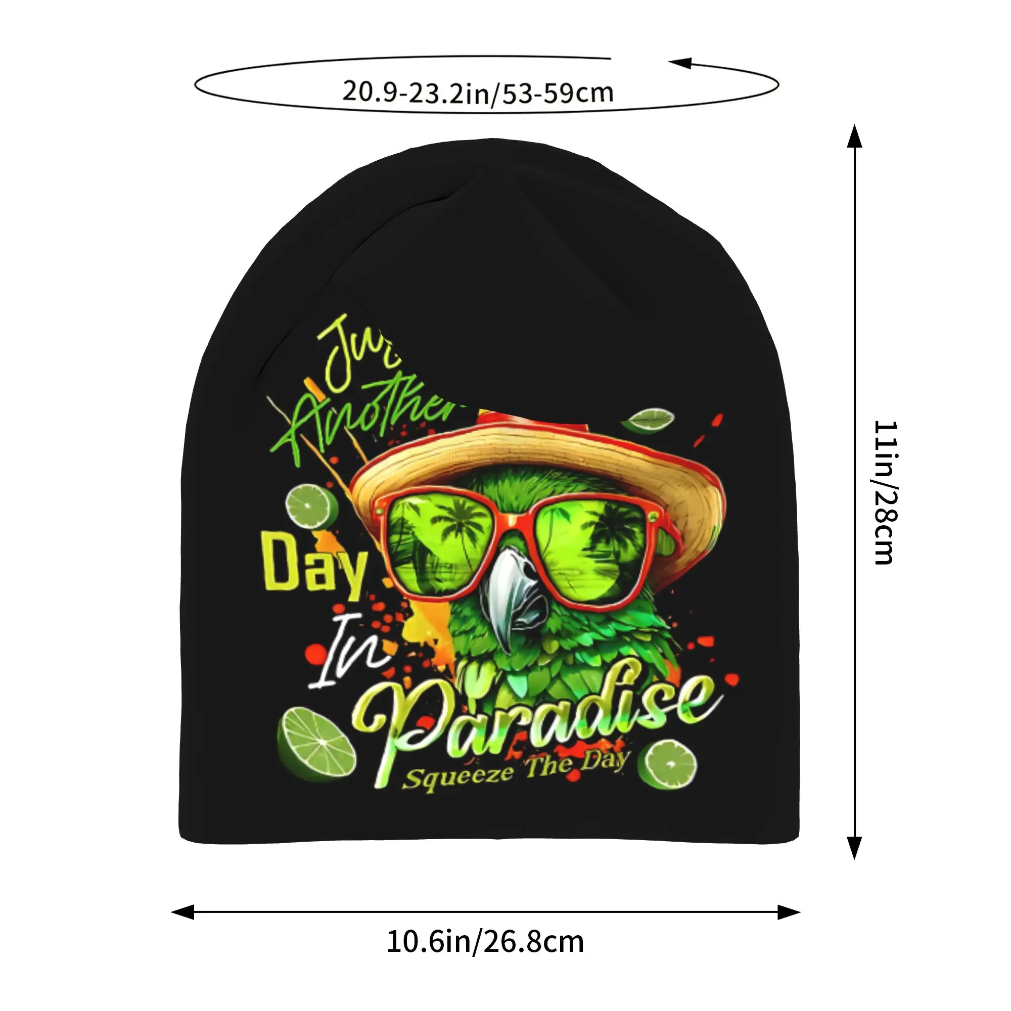 Autumn Just Another Day In Paradise Squeeze Bonnet Homme Summer Thin Hat  Skullies Beanies Caps Men Women Novelty Hats