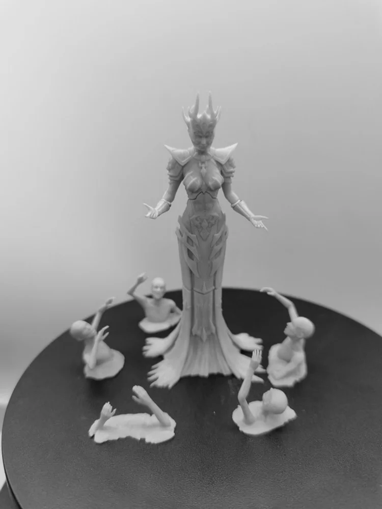 

Темная королева, сделай сам, масштаб 1/24, комплект для сборки модели из смолы, неокрашенная и разобранная игрушка-скульптура
