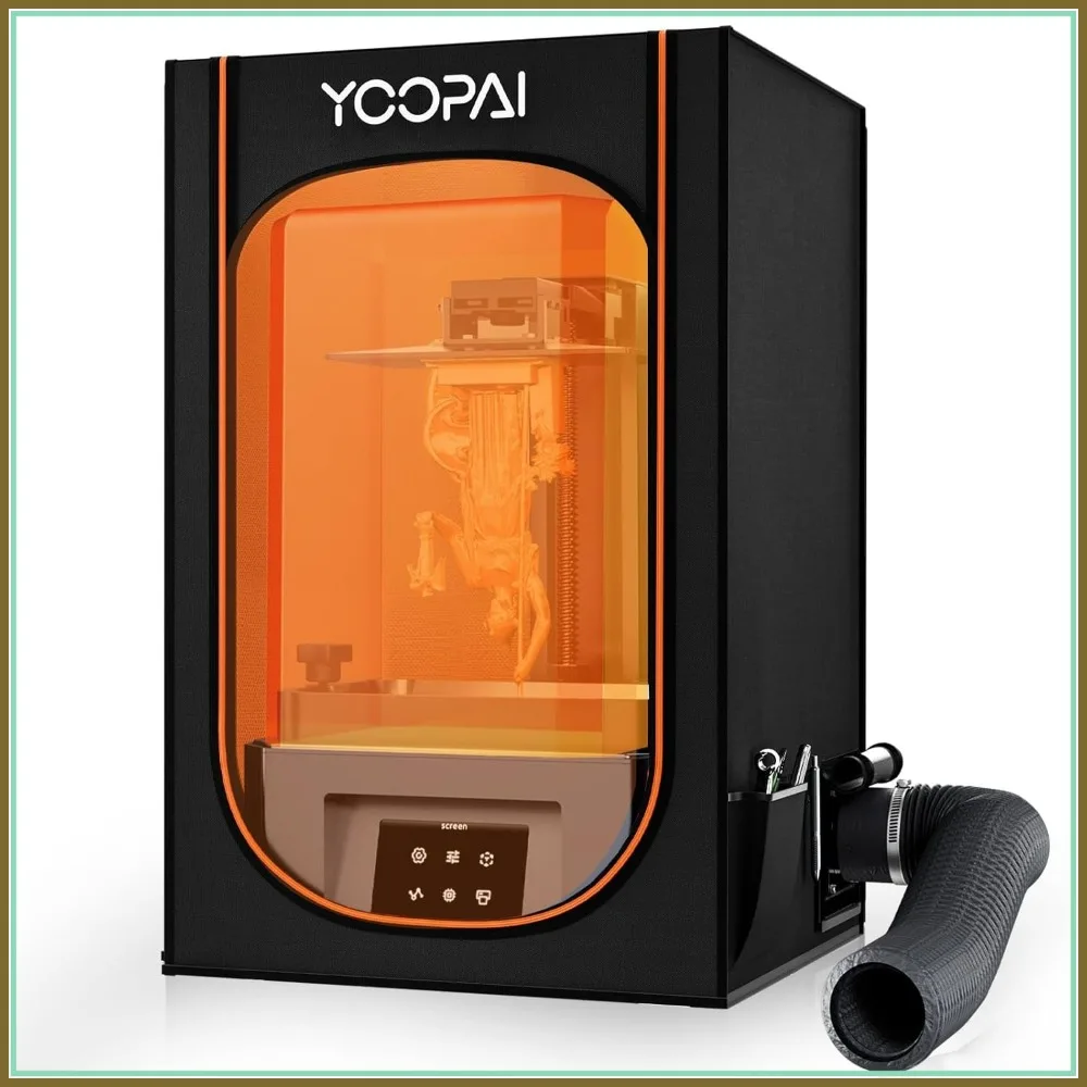 

Multifunctional Resin 3D Printer Enclosure with Ventilation Filter, Eliminate Odors, Compatible with LCD Resin UV 3D Printers