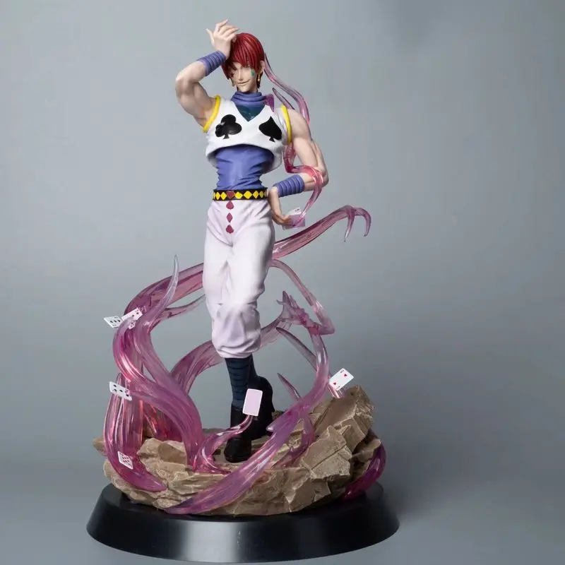 Anime Hunter X Hunter Pvc Figure Gk Hisoka With Replacement Head Action Figure Collection Statue Decoration Model Toy Gifts