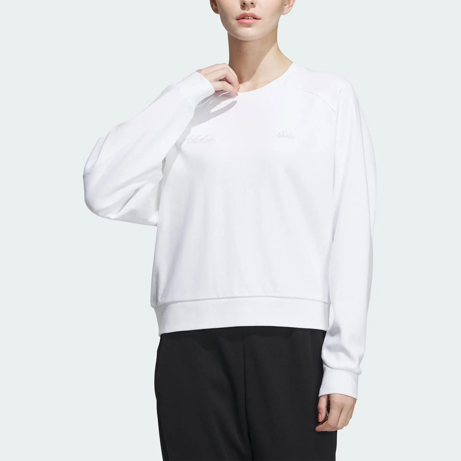 

Adidas Genuine 2023 New Women's Fashion Round Neck Sports Sweatshirt IP7090