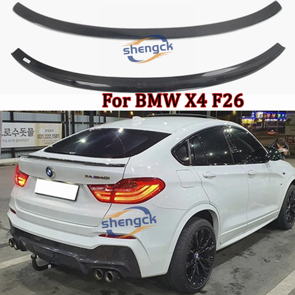 

For BMW X4 F26 MP Style Carbon fiber Rear Spoiler Trunk wing 2013-2018 Forged carbon