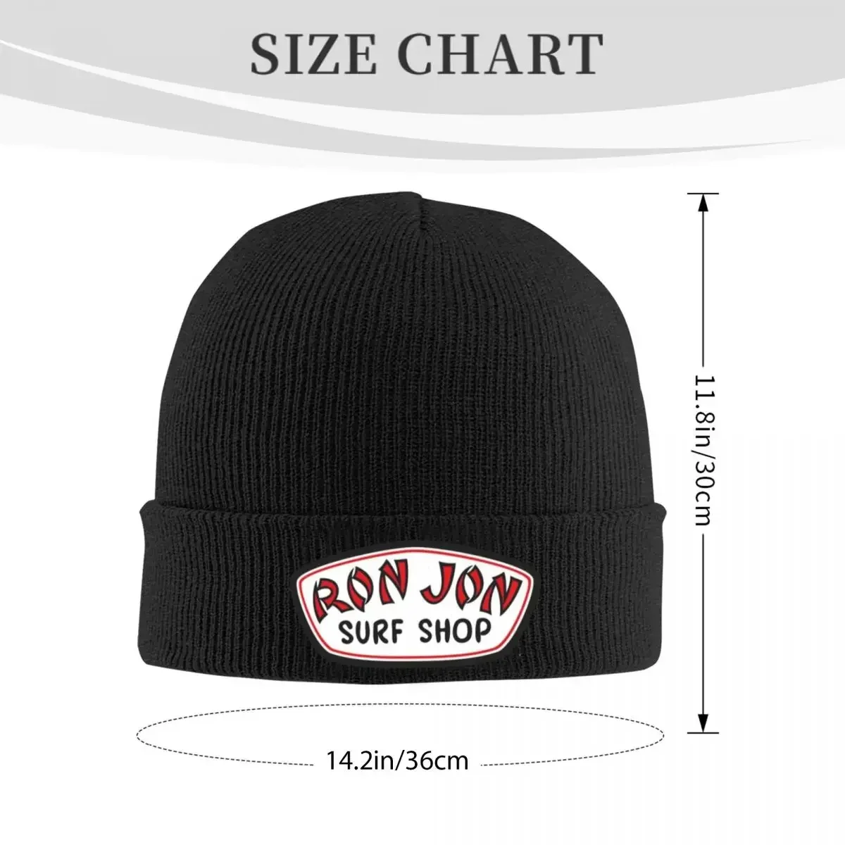 Ron Jon Surf Shop Warm Knitted Cap Fashion Bonnet Hat Autumn Winter Outdoor Beanies Hats for Unisex Adult