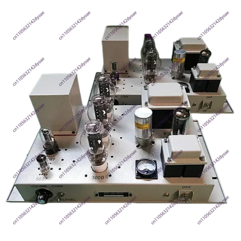 24W West Electric ZS600 Three-Pipe Parallel 300B Single-Ended Class A Tube Amplifier, Split Dual mono, Tube: EH5U4GB*2, GE5687*2