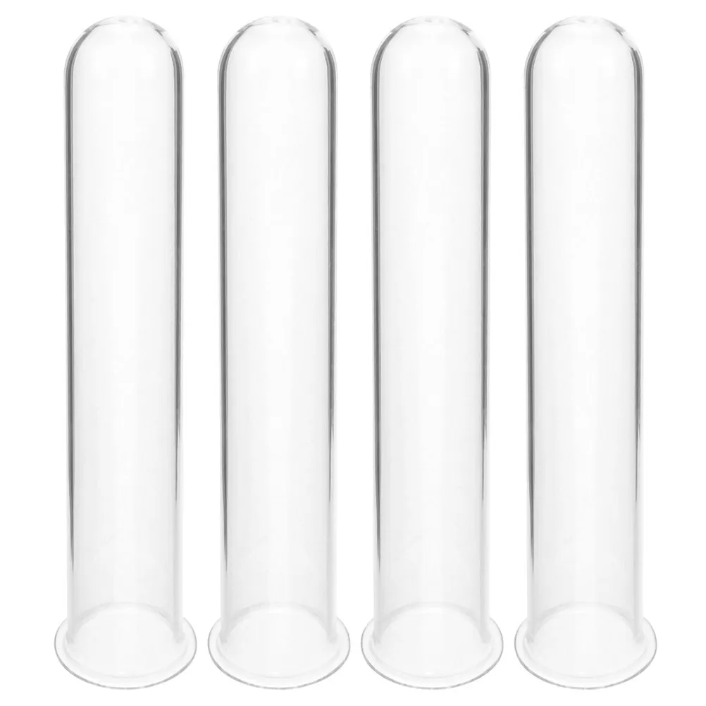 

Набор из 4 стеклянных пробирок для выращивания растений, гидропонная ваза для цветов, декоративные трубки, принадлежности для террариумов, гидропонная ваза
