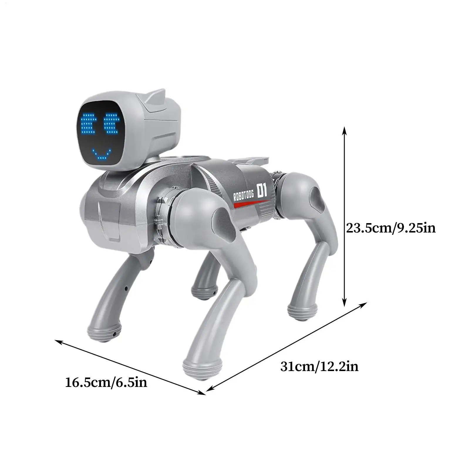 Robot Intelligent chien voix réaliste jouets éducatifs Intelligent marche Robot chiens animaux de compagnie pour enfants filles maison voyage intérieur