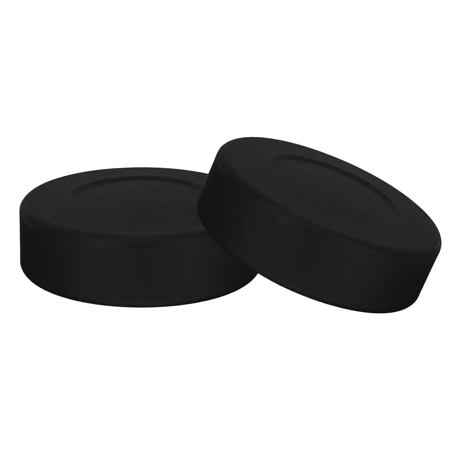 2Pcs Ice Hockey Puck Wear Resistant Simple to Use Smooth Professional Hockey Ball for Kids Athletes Adults Starters Practice