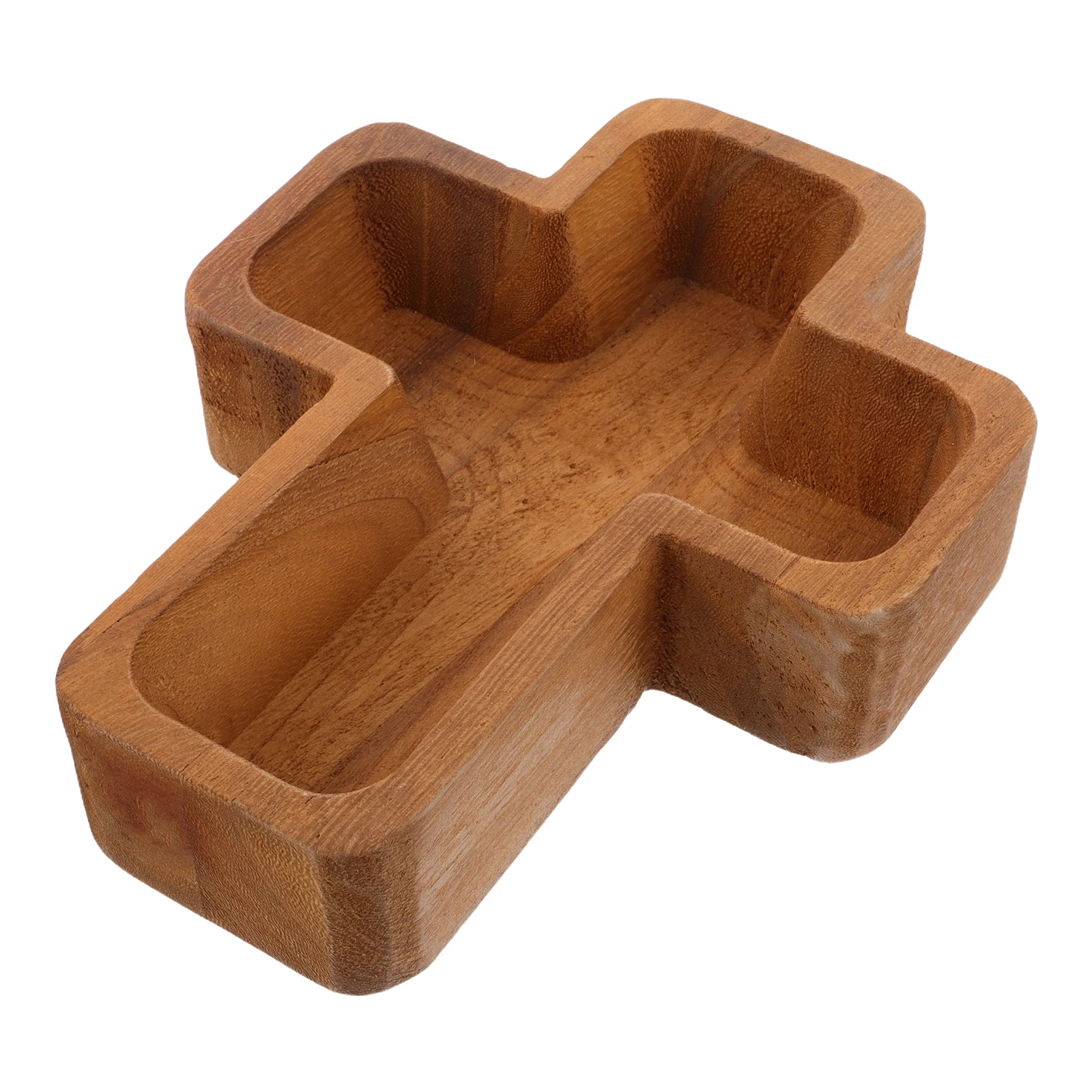 

Cross Shaped Wooden Serving Platter Beige Rustic Wood Cheese Plate Charcuterie Board Snack Dessert Fruit Tray Food Display