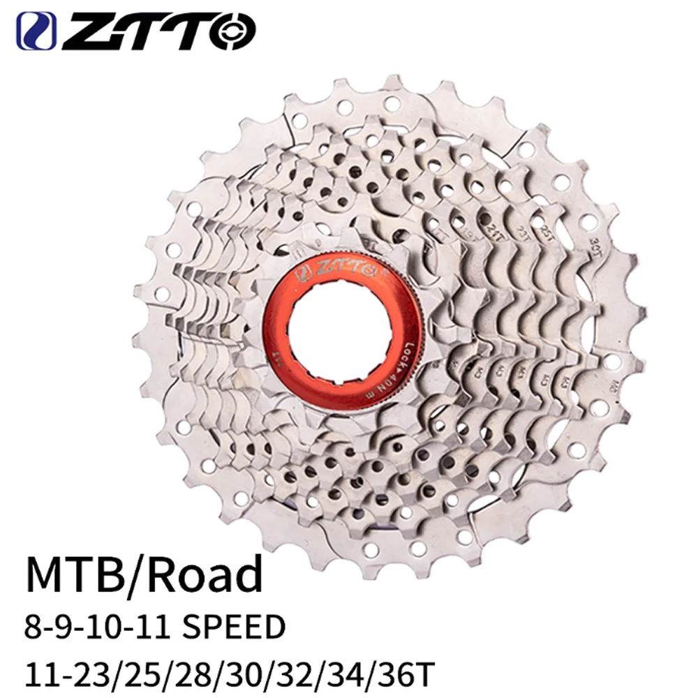 ZTTO MTB Road Bike 8/9/10/11/12 Speed Cassette 11v 25T/28T//30T/32T/34T/36T Sprocket K7 10v Bicycle Freewheel