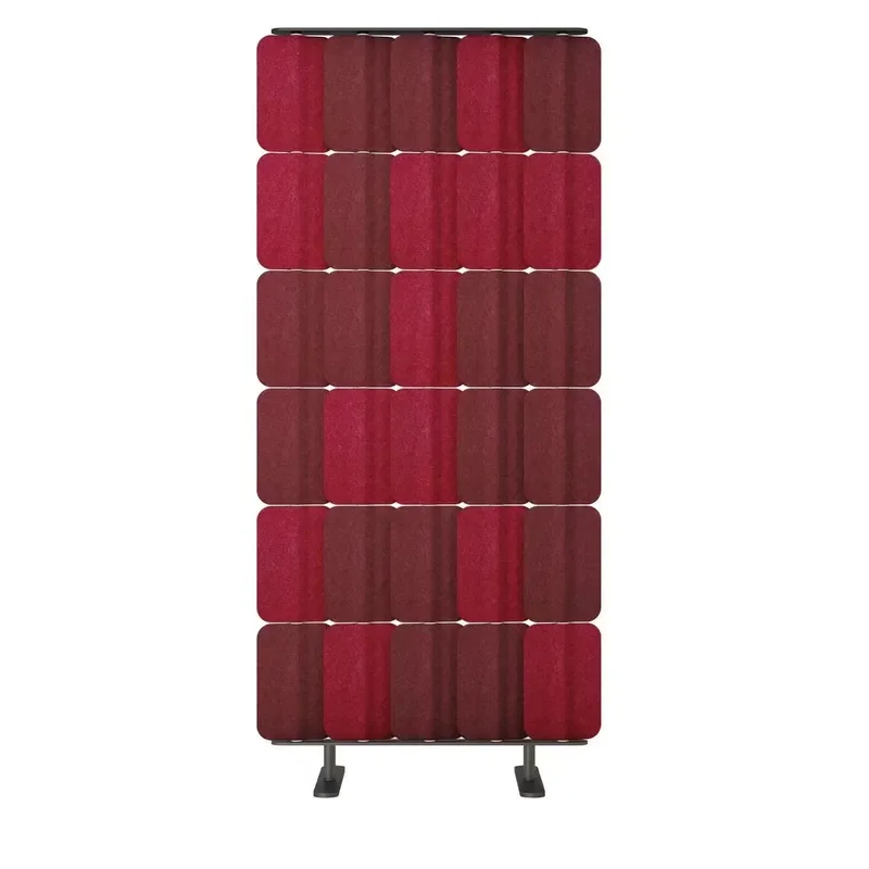 Movable Free Standing Floor Office Room Dividers Partition Noise Sound Proof PET Felt Acoustic Wall Partition Panels Factory