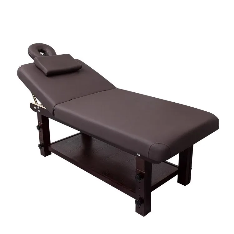Massage beauty bed, beauty salon specific wooden massage therapy bed, embroidery bed, ear picking