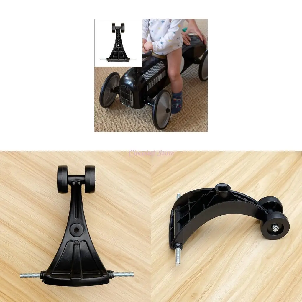 Y1UB Swing Car เปลี่ยนชุดล้อพร้อมเฟรมโลหะนั่งบนรถส่วน 3pcs