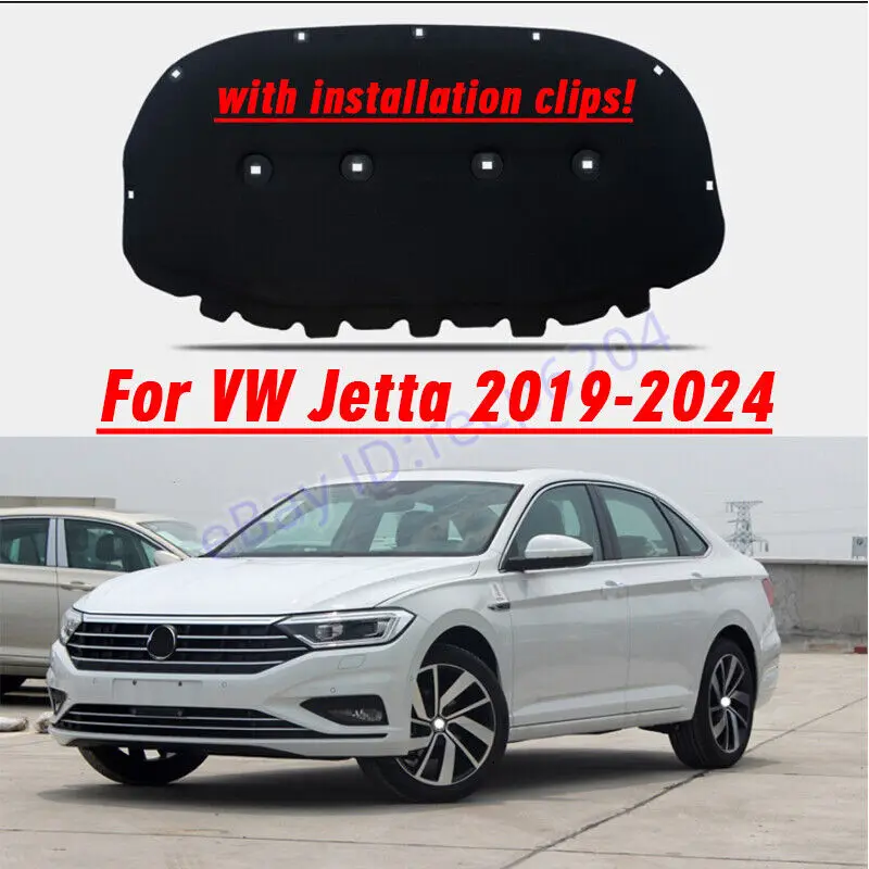 

Для VW Jetta 2019-2024 автомобильный капот двигателя звукоизоляционная накладка теплозащитный экран