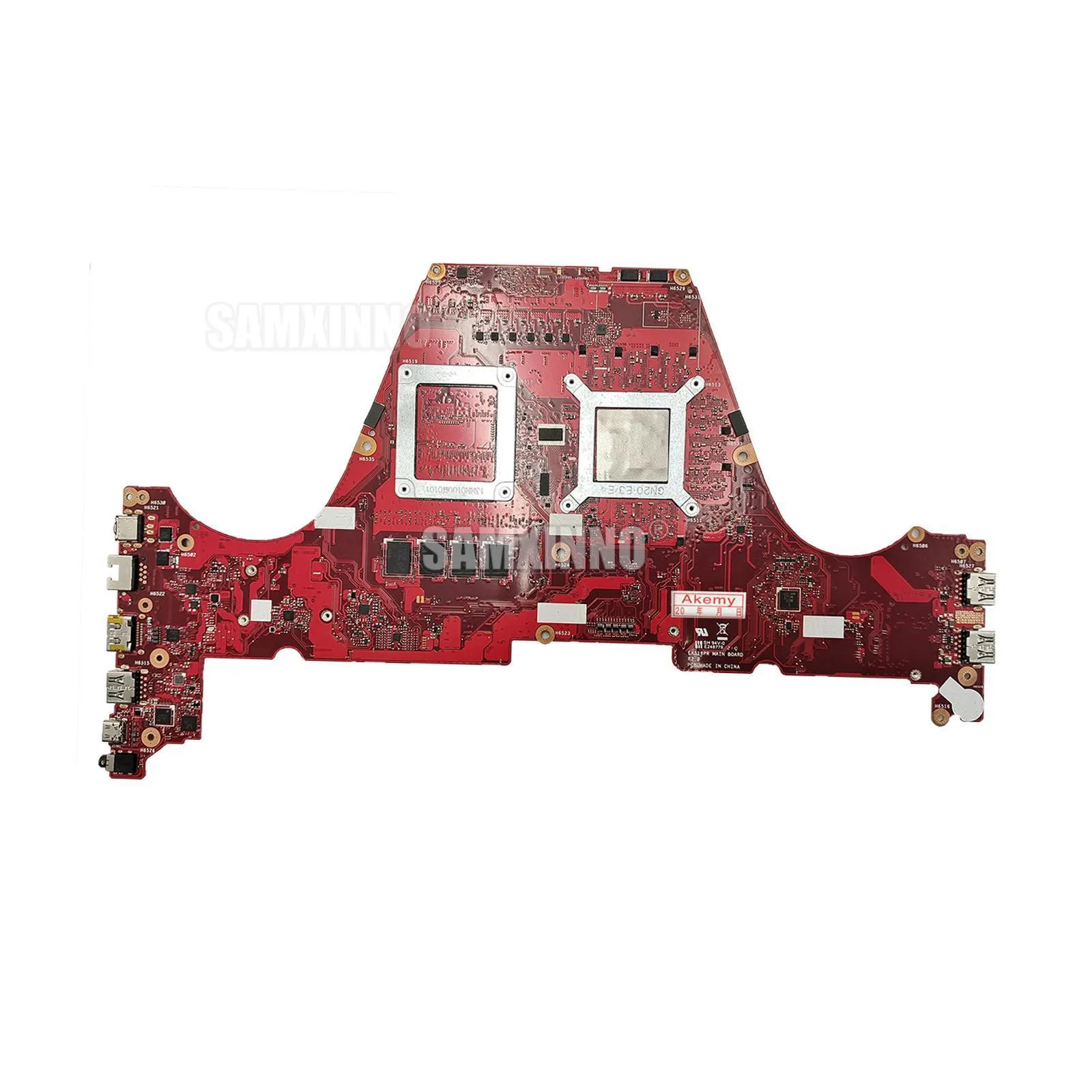 Imagem -03 - Samxinno Fx516pr Mainboard para Asus Tuf Dash F15 Fx516pr-hn002t Intel I711370h Cpu Laptop Placa-mãe 8gb 16gb Ram Rtx 3070 V8g