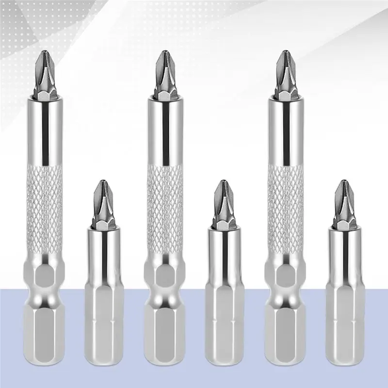 ABLN-Magnetic,1/4 To 4Mm Hex Screw Driver Bit Adapter(6 PCS), 1/4 To 4Mm Bit Adapter For Bits Set