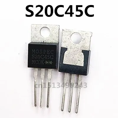 الأصلي 2 قطعة/S20C45C 20A45V إلى-220