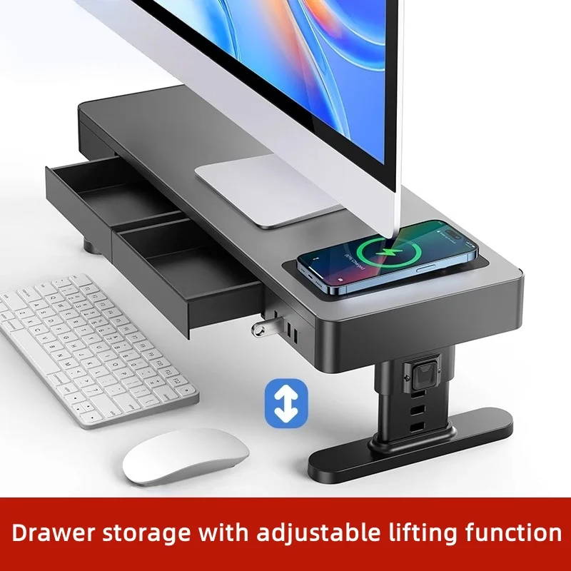 The height-adjustable display stand can raise office desktops laptops workstations and computer screens Tablet Accessories