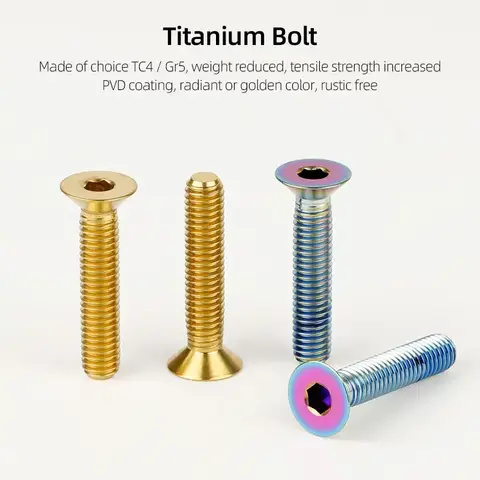 Cykelstyrlagerlock i kolfiber med M6*30mm titanskruv för 1-1/8 8 best sales topplock för stång - №4