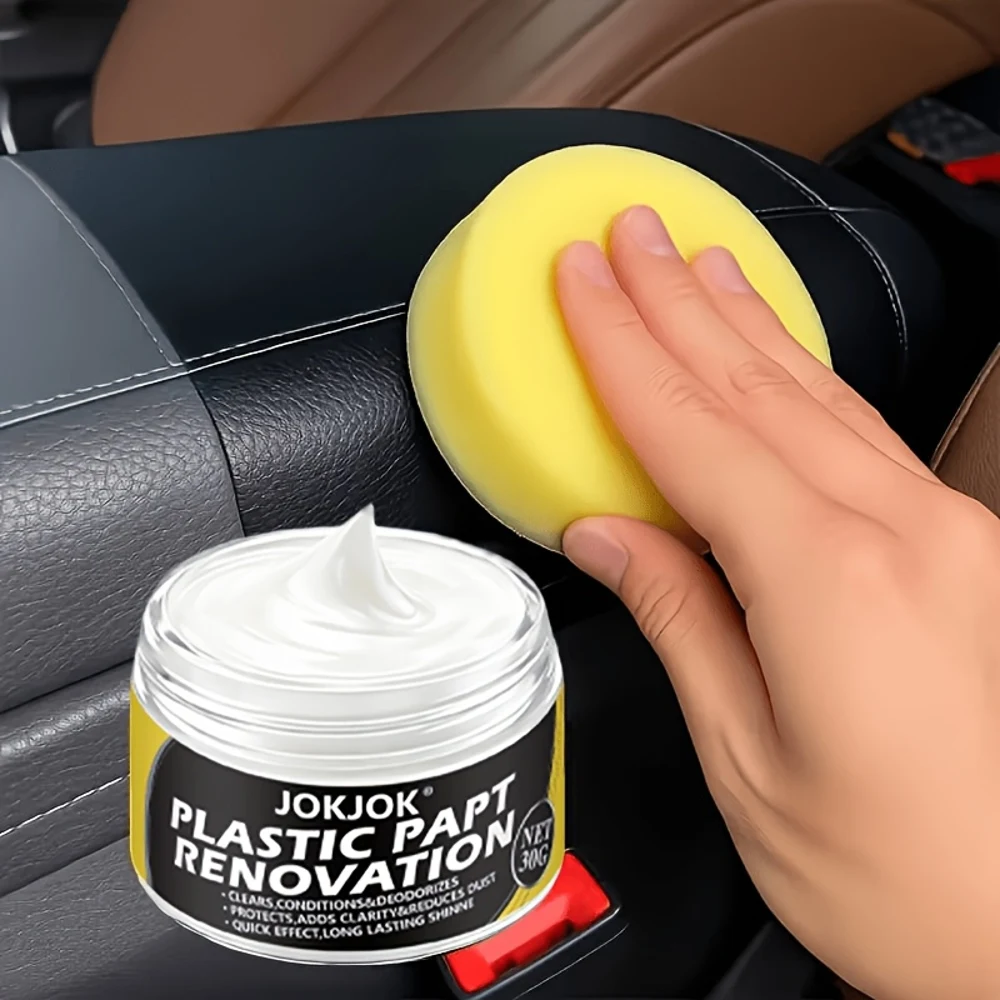 Car Interior Exterior Care Polishing Tool Kit for Doors, Dashboards, Steering Wheels And Plastic Parts