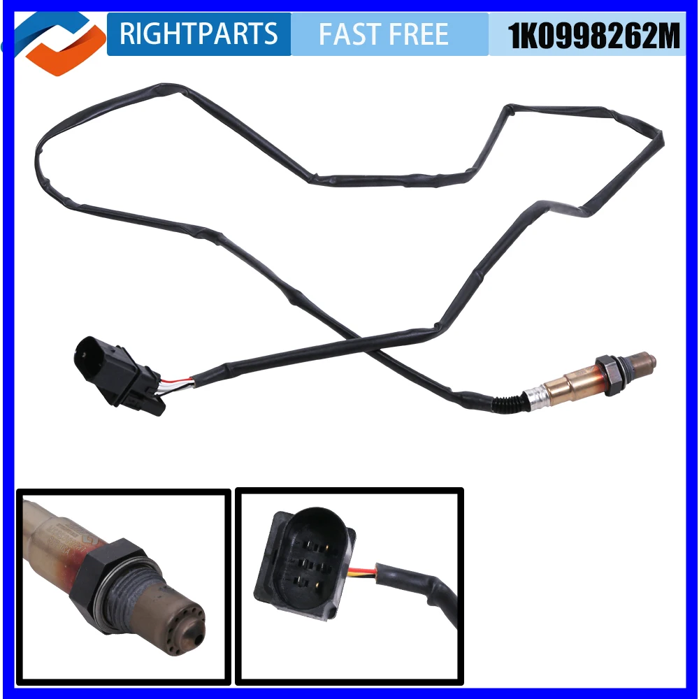 RIGHTPARTS 1K0998262M Car Oxygen Sensor For Audi Q7 VW Golf Jetta Touareg Engine Automobile Air Fuel Ratio Sensor Auto Tool Part