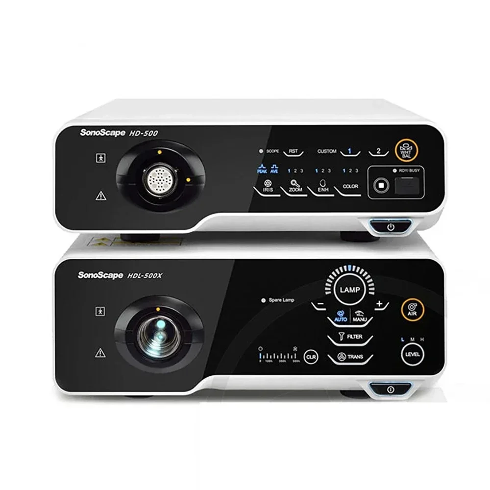 SonoScape HD-500 Vídeo flexível endoscópio câmera médica HD gastroscopia sistema de colonoscopia