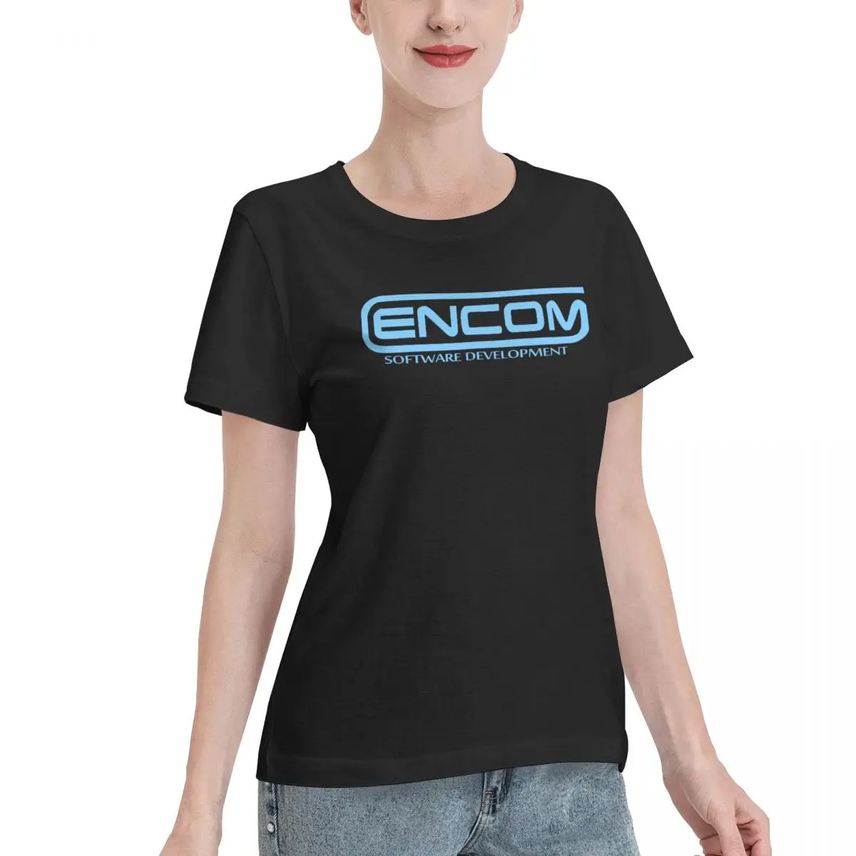 Soft Comfy Encom Women's T-shirt Relaxed Style Streetwear Tee