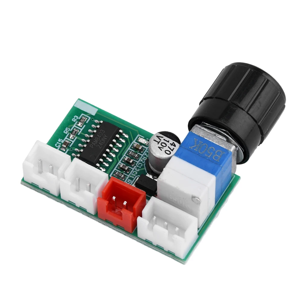 XH-A154 DC5V Power Supply Micro Digital Amplifier Board Module PAM8403 Speaker Amp Module With Knob 3W+3W