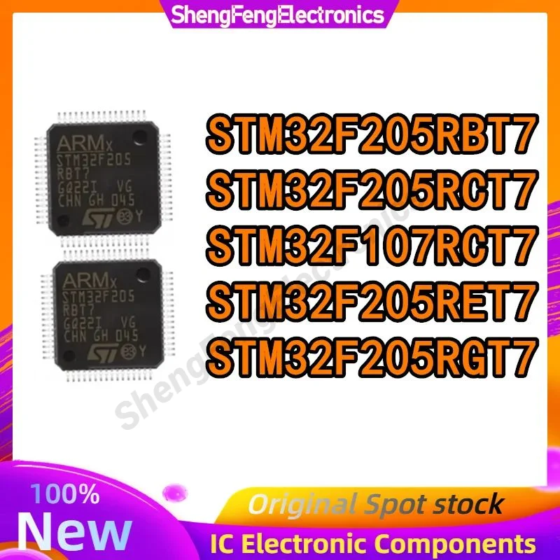 

STM32F107RCT7 STM32F205RBT7 STM32F205RCT7 STM32F205RET7 STM32F205RGT7 STM32F107 STM32F205 STM32F STM32 STM IC MCU Chip LQFP-64